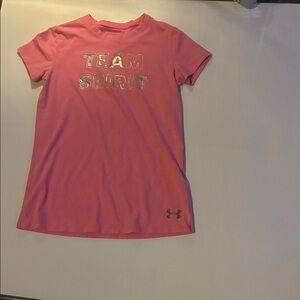 Under Armour Team Spirit Pink Tee